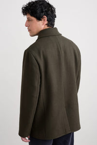 Seasalt Men's Channel Coat in Woodland