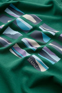 Seasalt Men's Loggerhead T-Shirt in Mini Scenes Ruscus Leaf