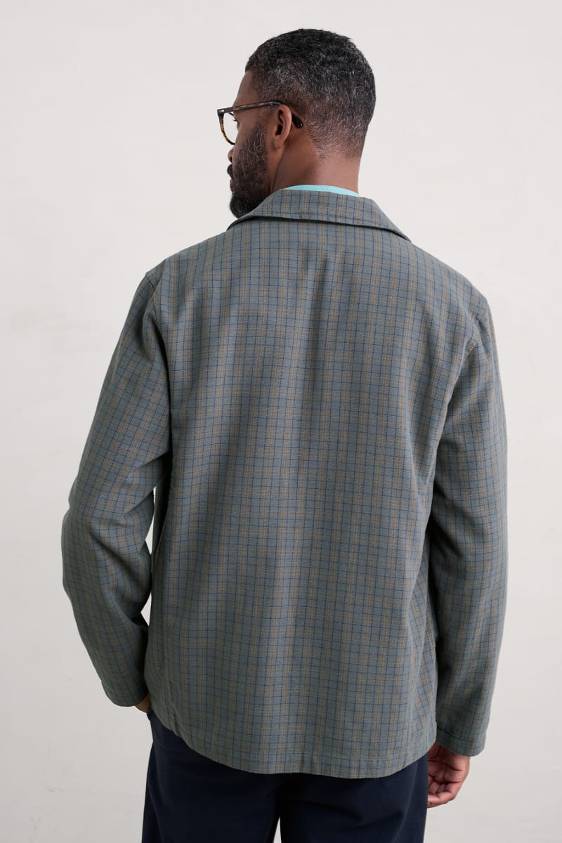 Seasalt Men's Farrier Blazer in Crescents Lead