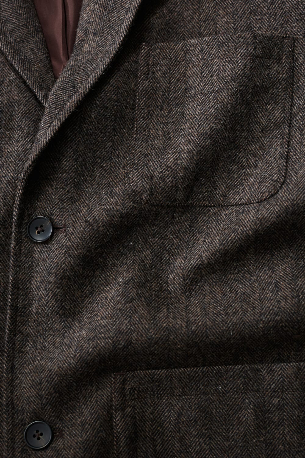 Seasalt Men's Pelynt Textured Blazer in Bronn Burnt Wood