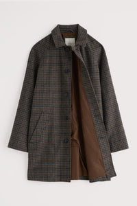 Seasalt Men's Roskorwell Overcoat in Cadan Pepper
