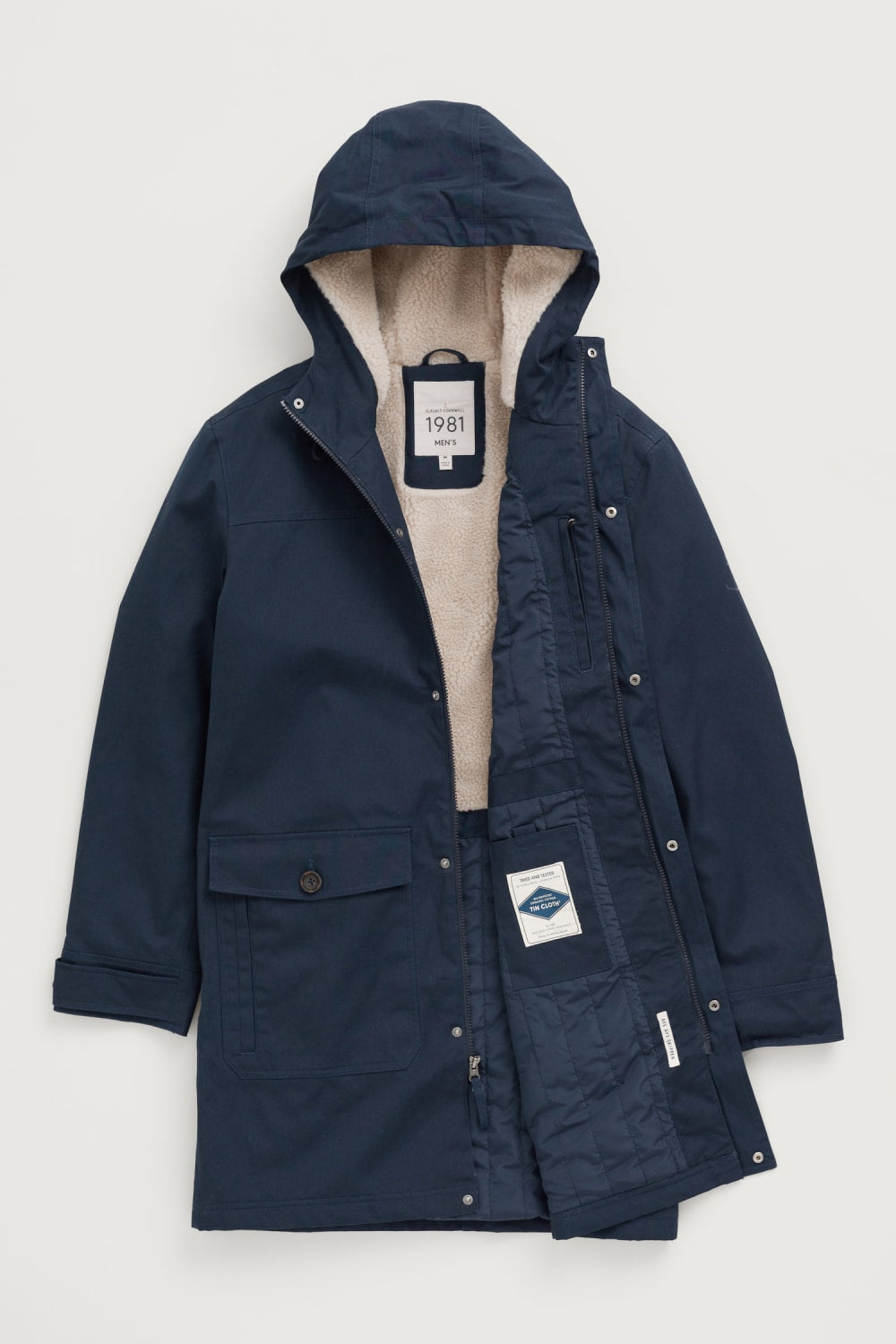 Seasalt Men's Men's Tidesman Waterproof Coat in Maritime