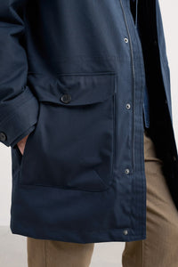 Seasalt Men's Men's Tidesman Waterproof Coat in Maritime