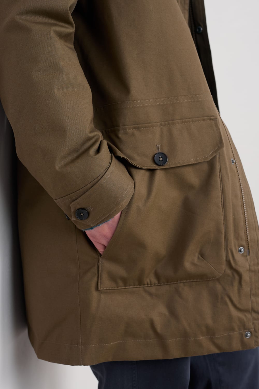 Seasalt Men's Men's Tidesman Waterproof Coat in Riverbed