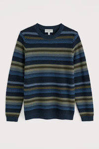 Seasalt Men's Tynwen Striped Jumper in Auryn Multi