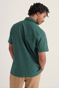 Men's Keneder Short Sleeve Shirt in Pendarves Atlantic
