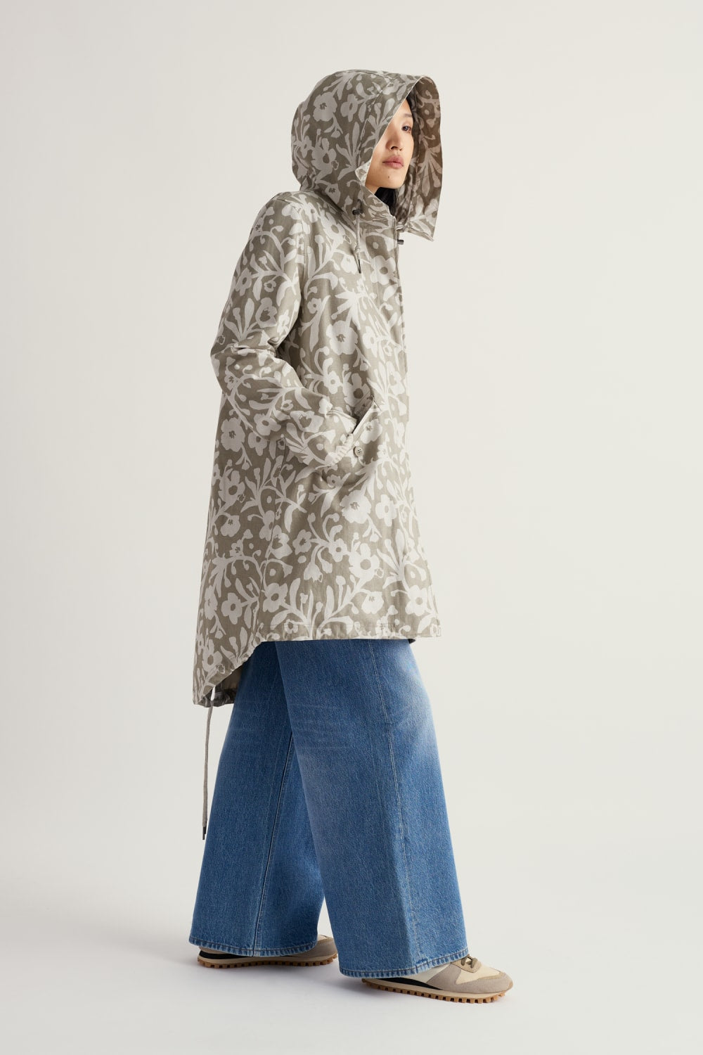 Seasalt Seafaring Coat in Blotted Anemone Seed