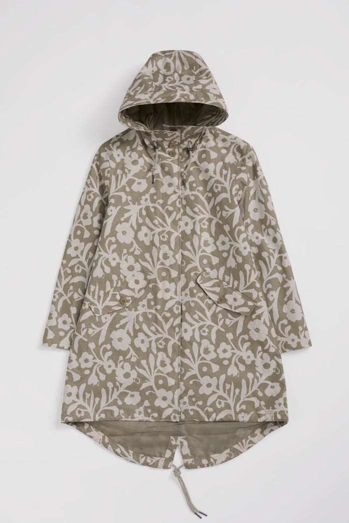 Seasalt Seafaring Coat in Blotted Anemone Seed