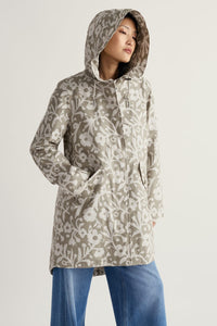 Seasalt Seafaring Coat in Blotted Anemone Seed