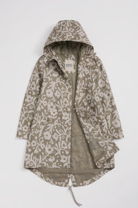 Seasalt Seafaring Coat in Blotted Anemone Seed