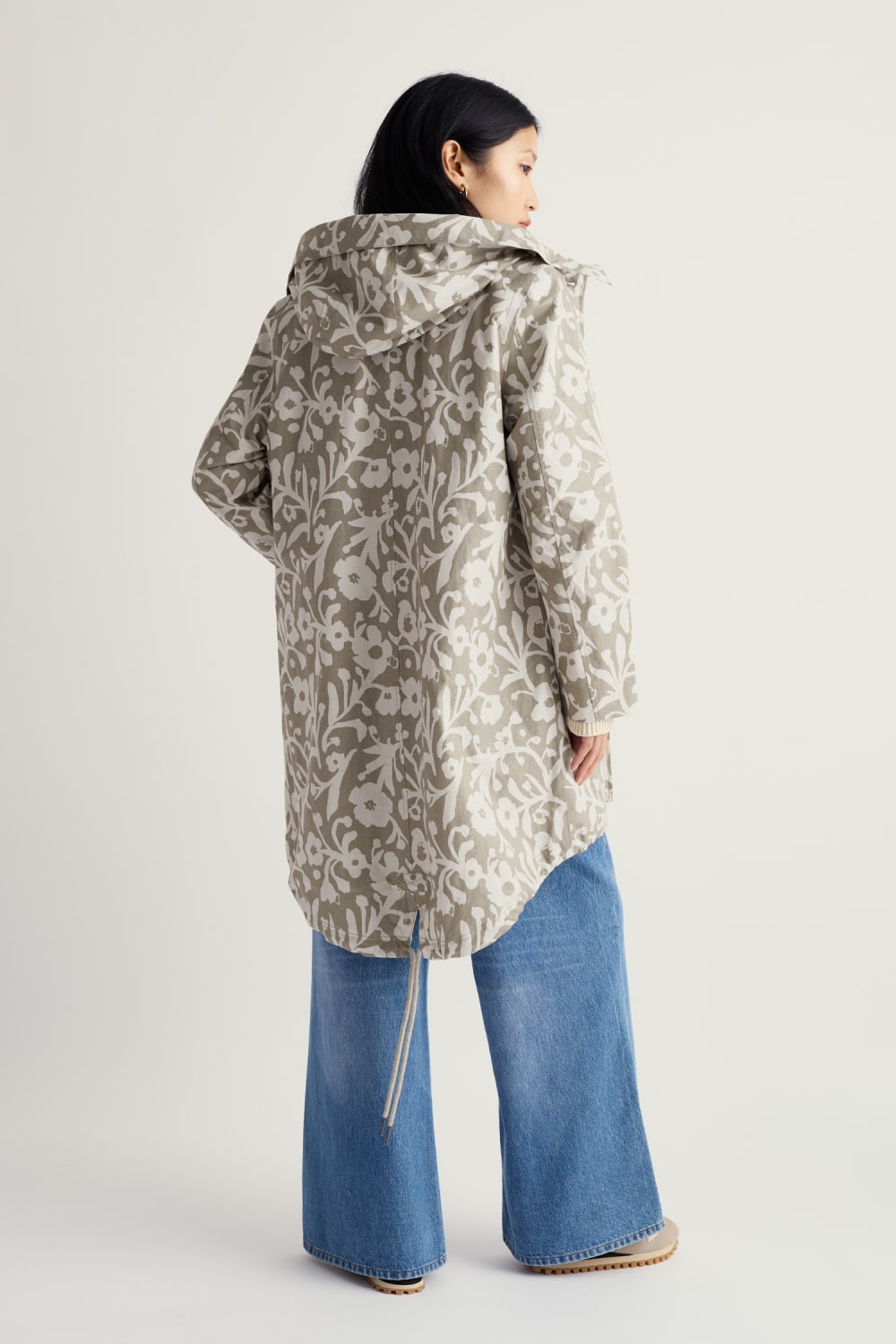 Seasalt Seafaring Coat in Blotted Anemone Seed