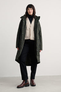Janelle Waterproof Coat in Clay Stamp Highland