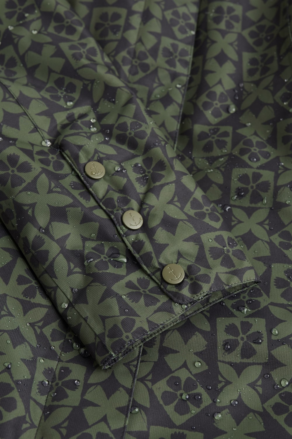 Janelle Waterproof Coat in Clay Stamp Highland