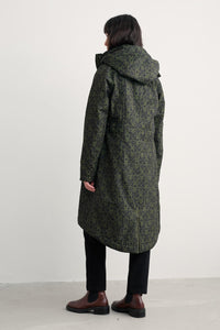 Janelle Waterproof Coat in Clay Stamp Highland