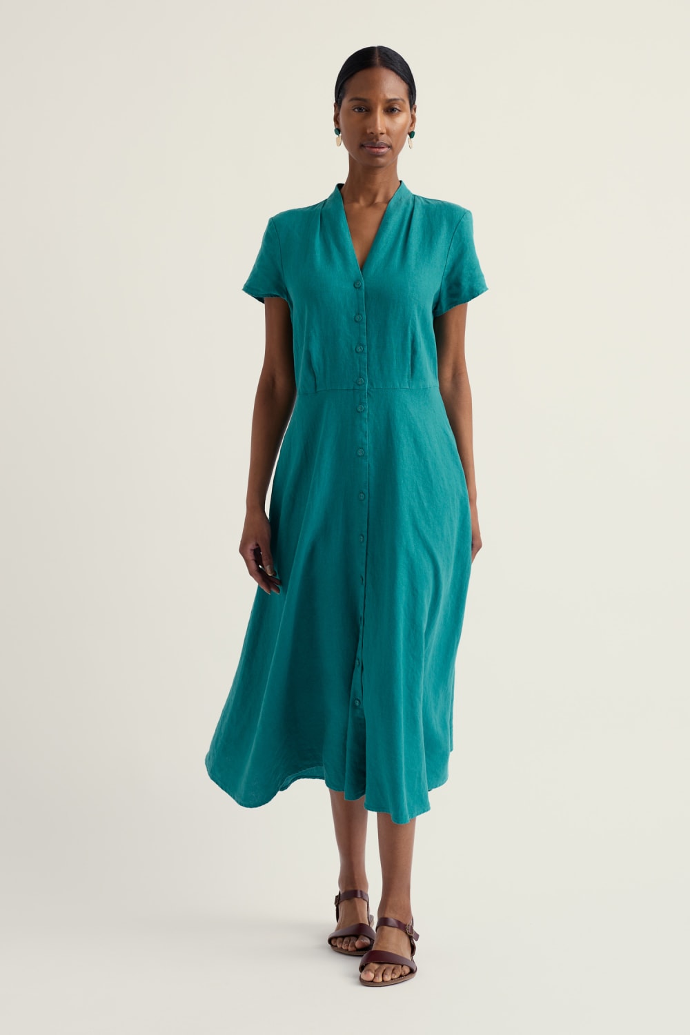 Seasalt Carved Wood Dress in Deep Dive