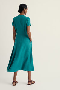 Seasalt Carved Wood Dress in Deep Dive