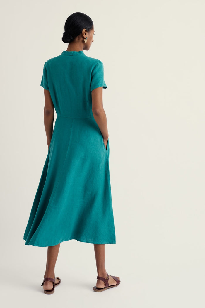 Seasalt Carved Wood Dress in Deep Dive