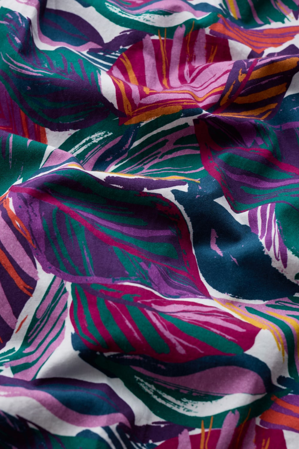 Belle Dress in Canna Leaves Chalk