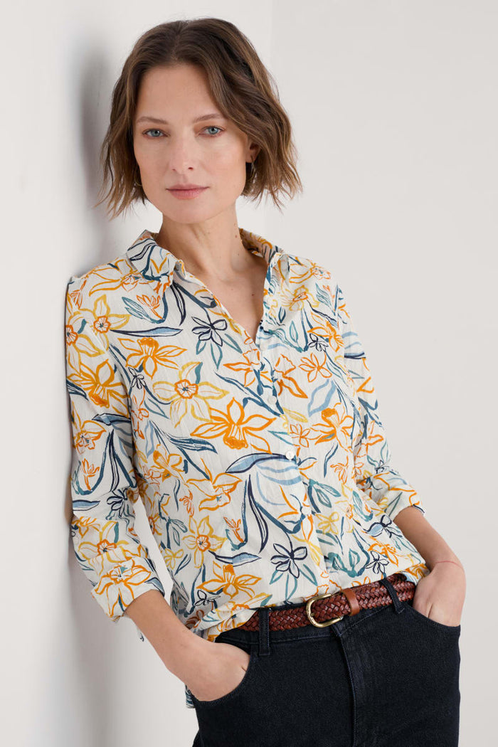 Seasalt Larissa Shirt - Painted Daffodil Chalk