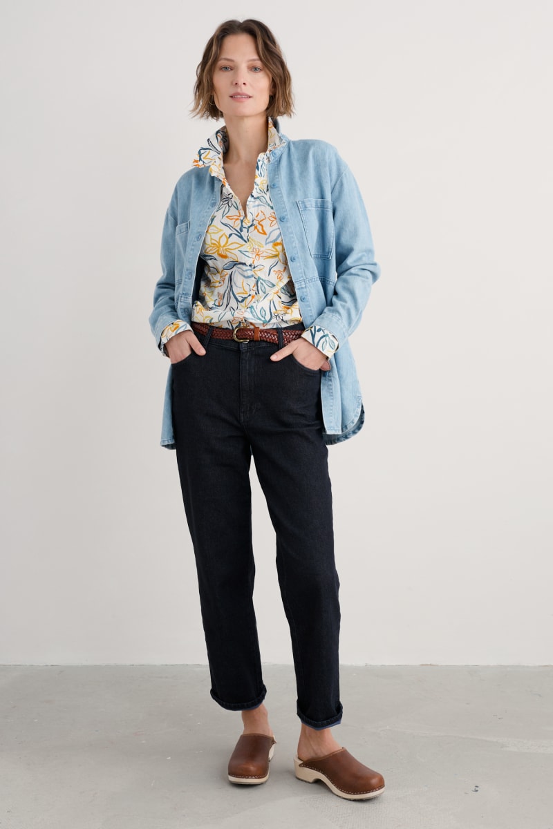 Seasalt Larissa Shirt - Painted Daffodil Chalk
