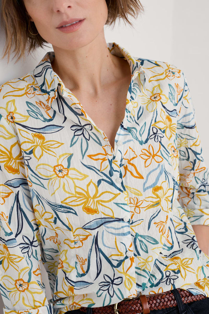 Seasalt Larissa Shirt - Painted Daffodil Chalk