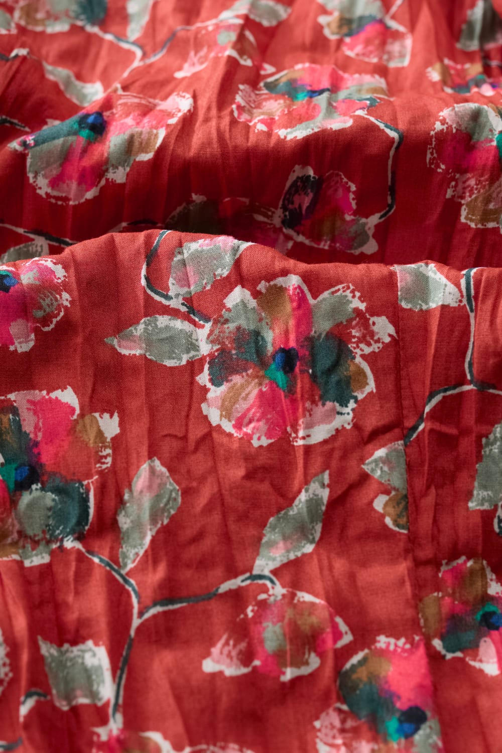 Seasalt Larissa Shirt in Artist Camellia Red Sail
