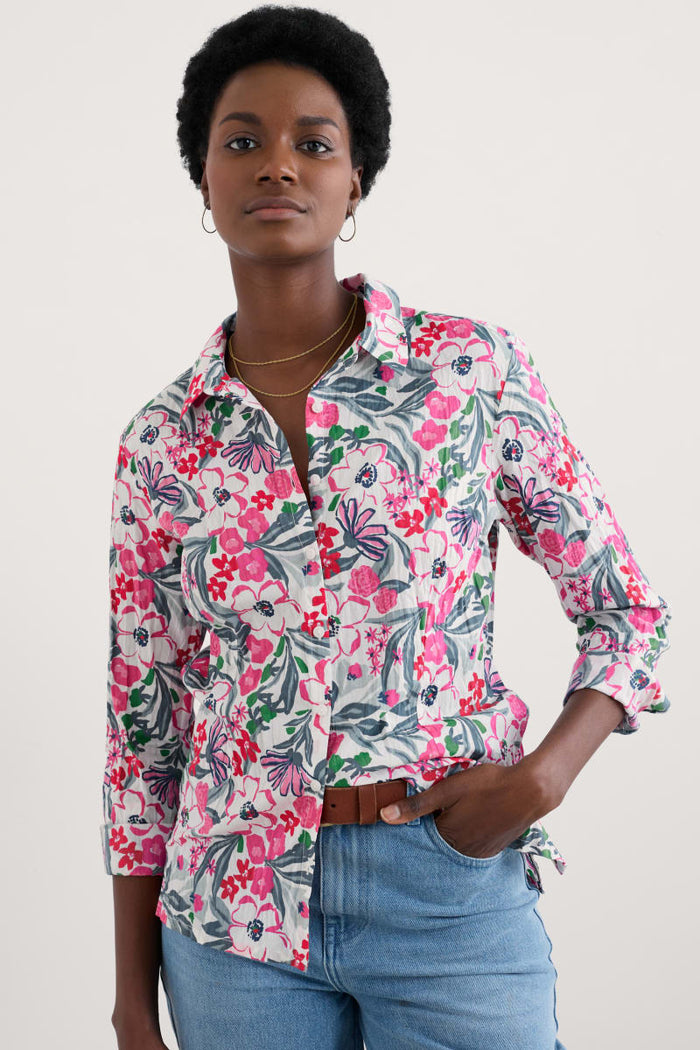 Seasalt Larissa Shirt - Garden Flowers Tulip