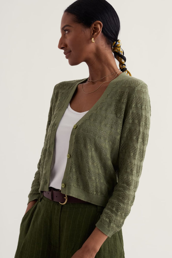 Sweet Day Cardigan in Cypress