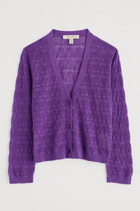Sweet Day Cardigan in Pansy