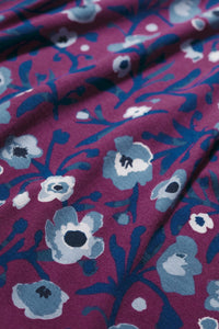Veronica Short Sleeve Dress in Blotted Anemone Spring Heather