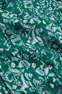 Seasalt Larissa Shirt in Woodland Floral Dark Stem