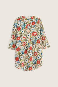 Op Art Tunic in Summer Shadows Chalk