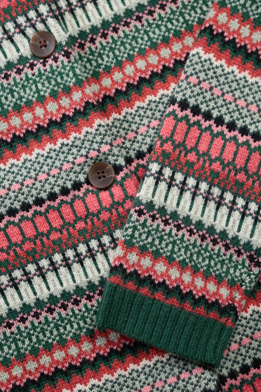 Percella Cove Cardigan in Weaving Needle Dark Forage Mix