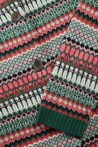 Percella Cove Cardigan in Weaving Needle Dark Forage Mix