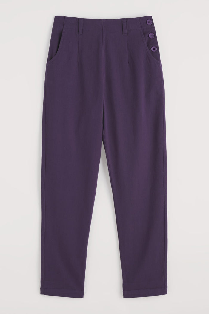 Seasalt Waterdance Trousers in Dark Violet