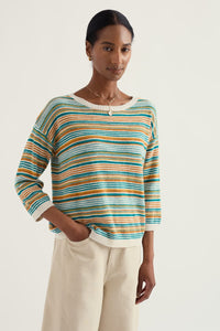 Seasalt Knavock Jumper in Dittany Amber Multi