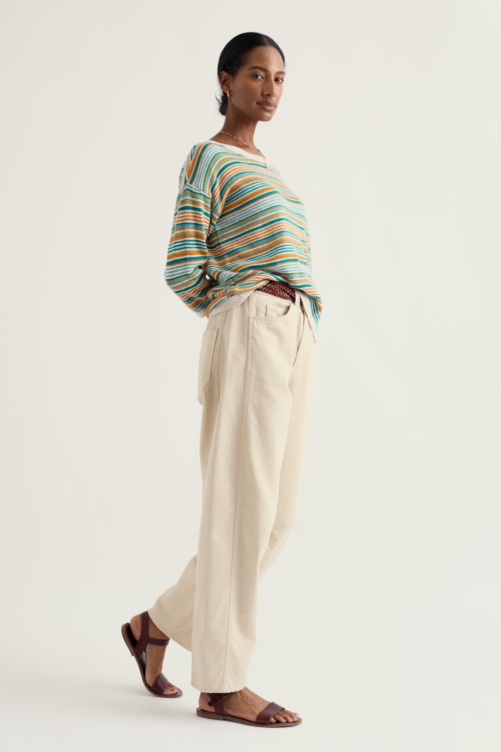 Seasalt Knavock Jumper in Dittany Amber Multi