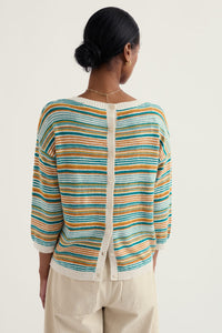 Seasalt Knavock Jumper in Dittany Amber Multi