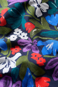 Sky Beyond Dress in Crayon Floral Maritime