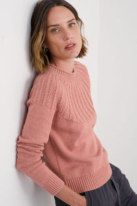 Seasalt Stone Chat Jumper in Dusty Rose