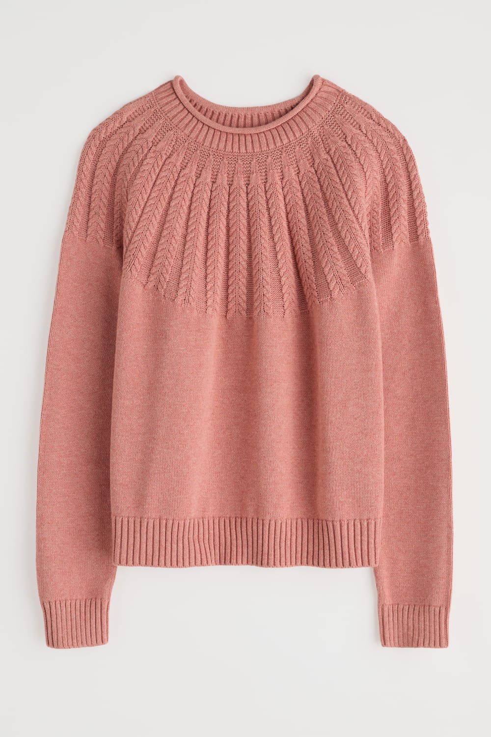 Seasalt Stone Chat Jumper in Dusty Rose