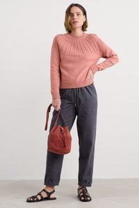 Seasalt Stone Chat Jumper in Dusty Rose
