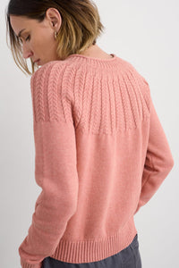 Seasalt Stone Chat Jumper in Dusty Rose