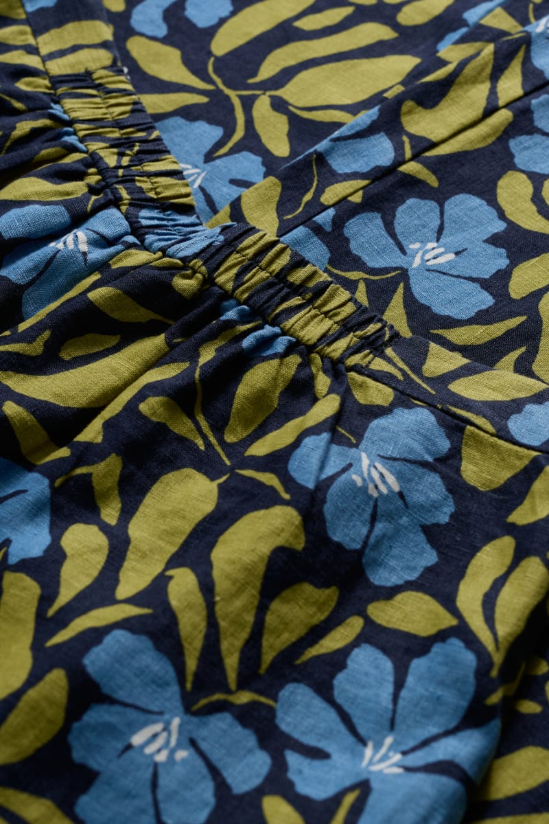 Seasalt Peaceful Haven Culottes in Leafy Floral Maritime
