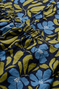 Seasalt Peaceful Haven Culottes in Leafy Floral Maritime