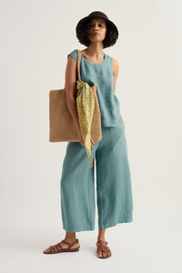 Merrivale Linen Culottes in Sardine