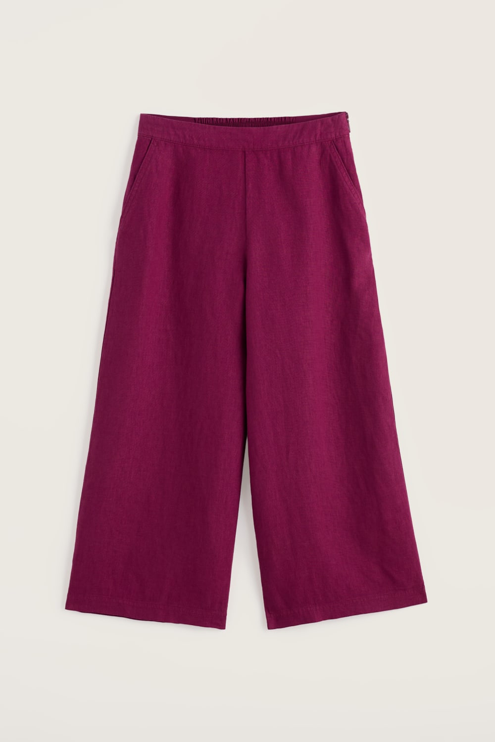 Merrivale Linen Culottes in Dark Freesia