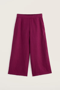 Merrivale Linen Culottes in Dark Freesia