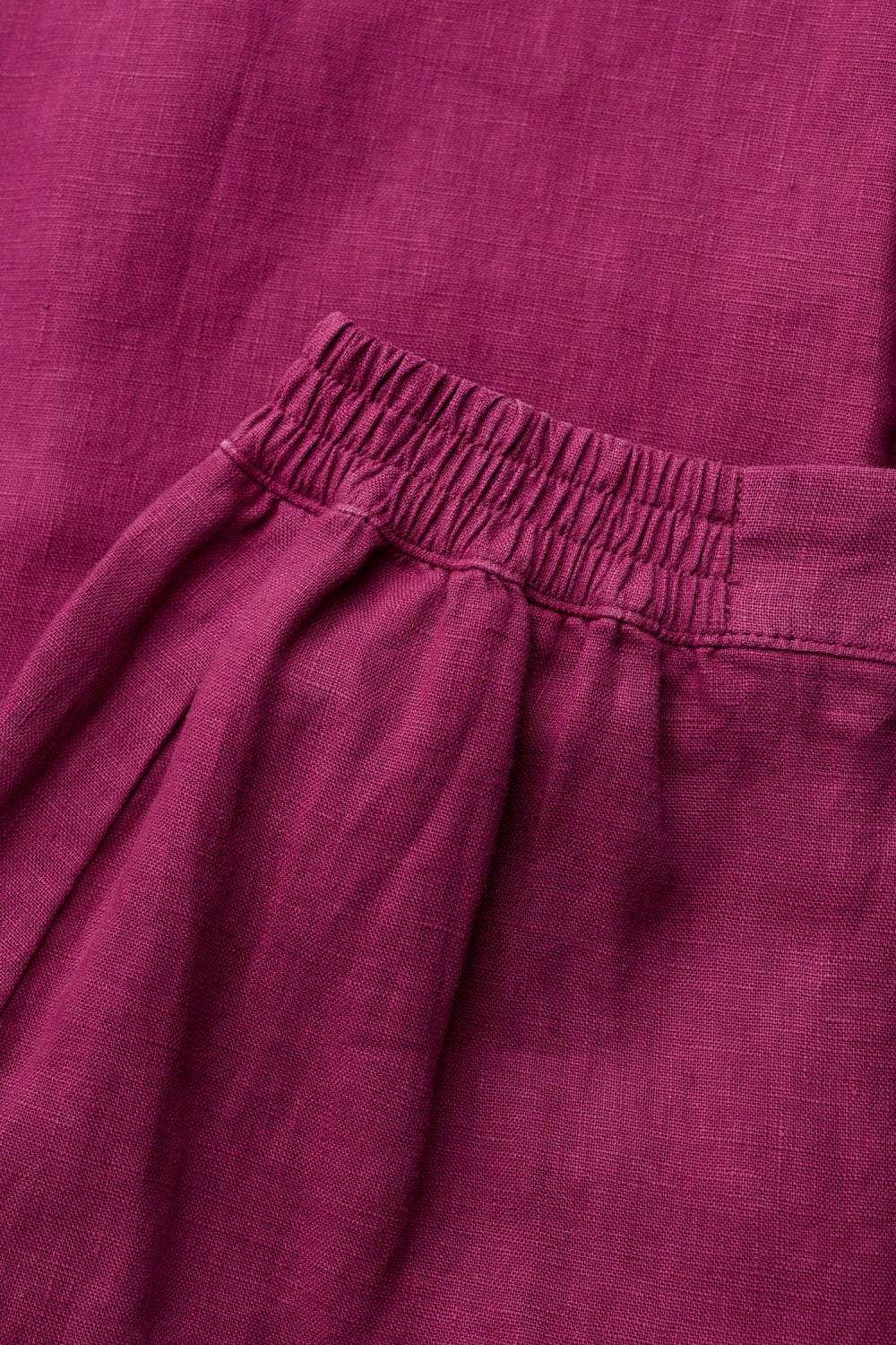 Merrivale Linen Culottes in Dark Freesia
