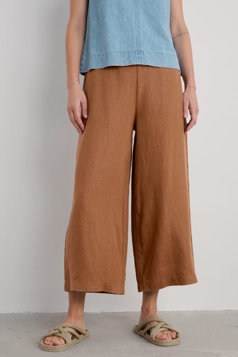 Merrivale Linen Culottes - Chutney